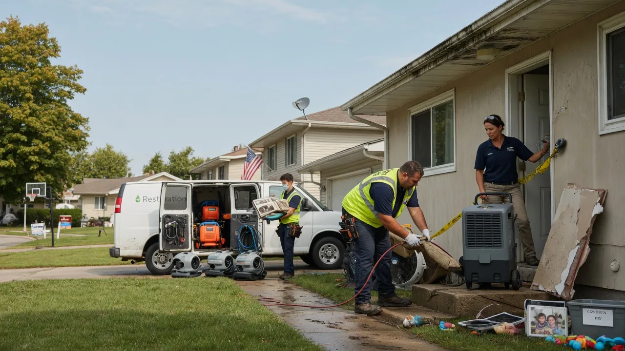 Water Damage Restoration in Manlius, IL near me
